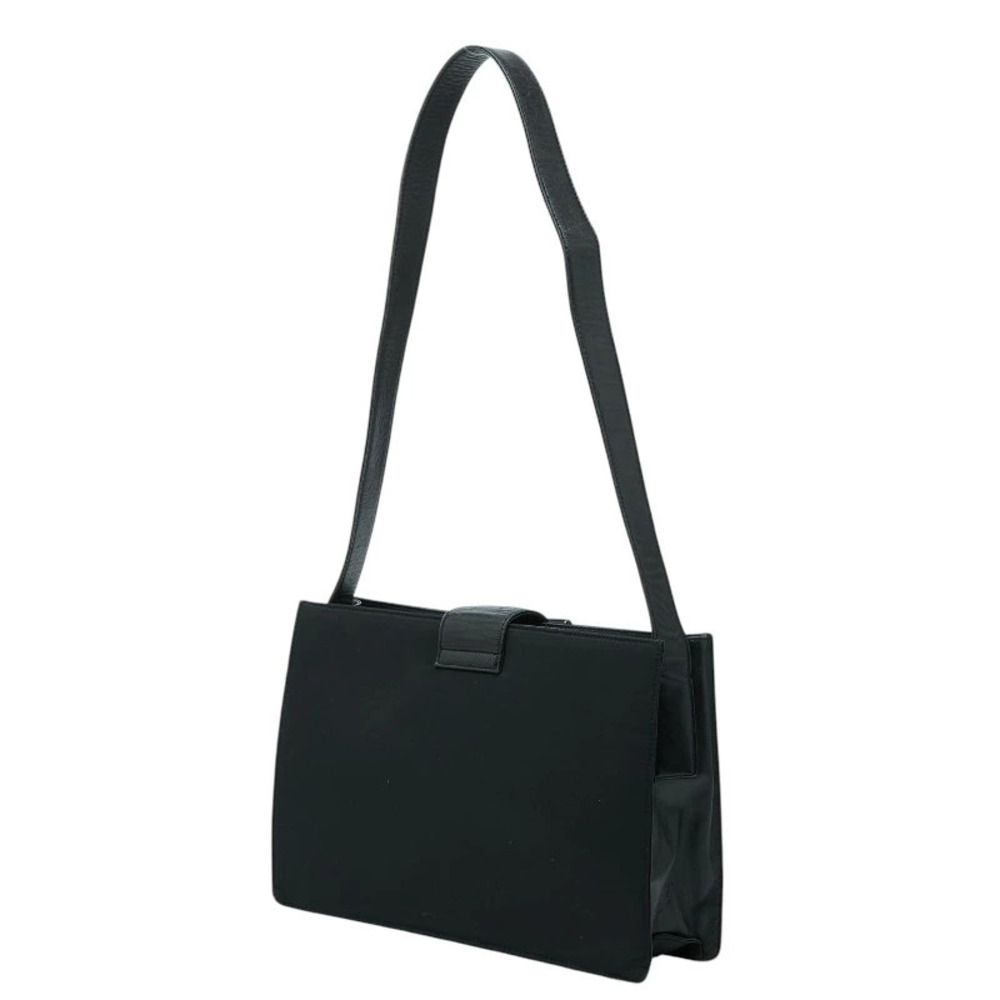 Prada Hobo Black Tessuto Bag Leather